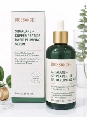 Biossance Squalane + Copper Peptide Rapid Plumping Serum -